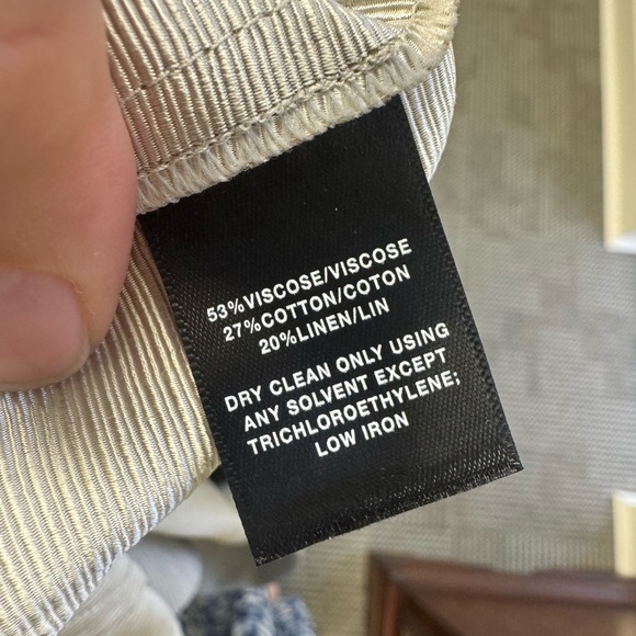 NWT Lafayette 148 New York Raffia Iridescent Open Front Jacket, size XL - Picture 5 of 8